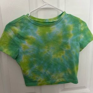 HANDMADE TYE DYE CROP TOP
